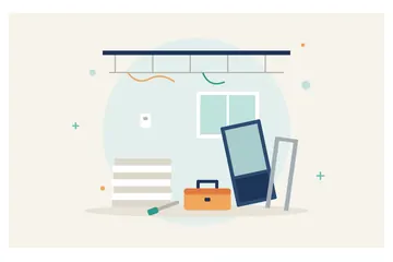 Illustration of office reinstatement (no company logo available)