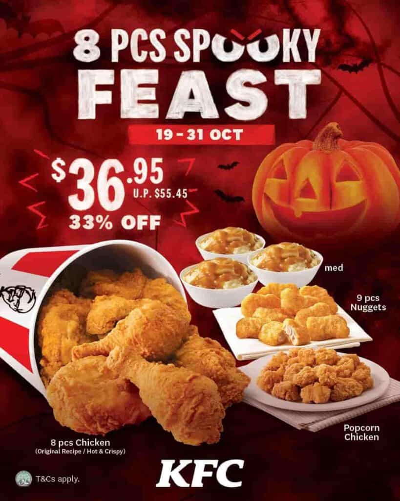Promotion KFC Menu Singapore