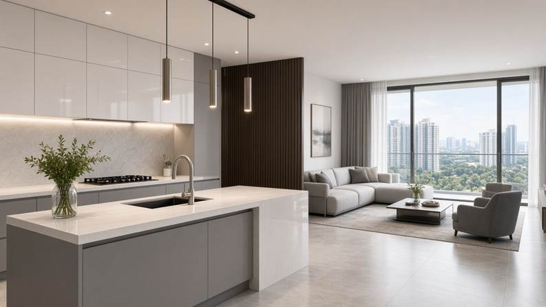 Kitchen renovation by a Singapore home renovation company